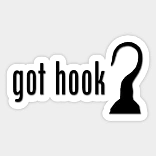 got hook? Sticker